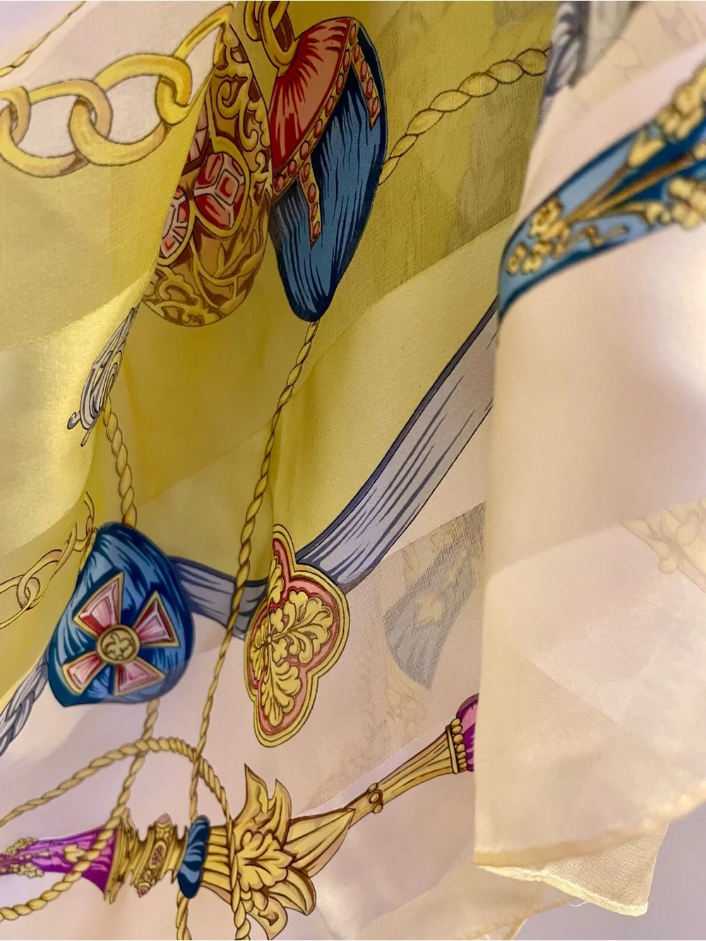 Vintage Hiroko Kapp 100% Silk Scarf Made In Japan Square